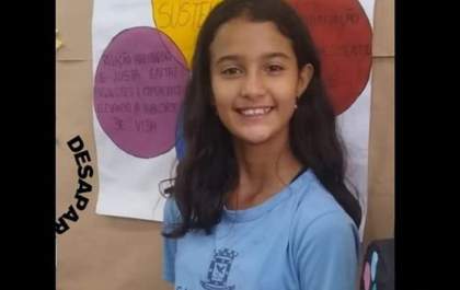 Menina desaparecida é encontrada pela Polícia Militar em ônibus abandonado
