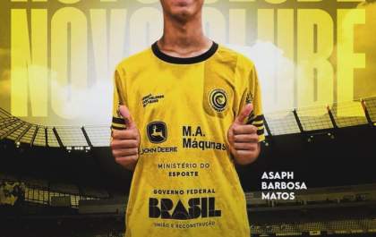 Asaph Barbosa Matos, revelação de Três Lagoas, é contratado pelo Futebol Clube Cascavel