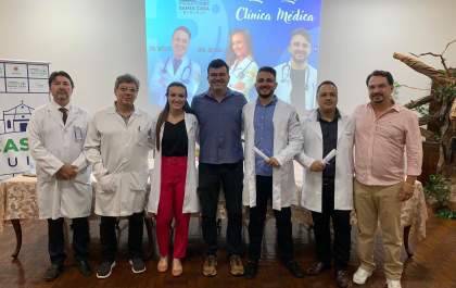 Santa Casa de Birigui realiza formatura de três médicos residentes