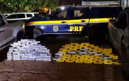 PRF apreende 234 kg de cocaína após perseguição entre os estados de MS e SP