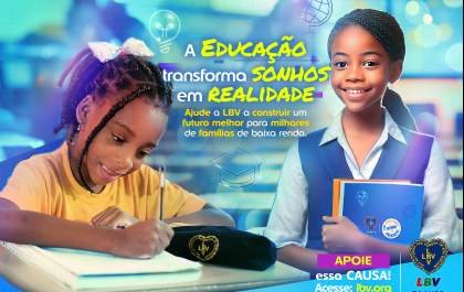 Investir em Educação. É assim que alimentamos sonhos