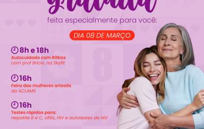 Dia da Mulher tem programação especial no Shopping Três Lagoas