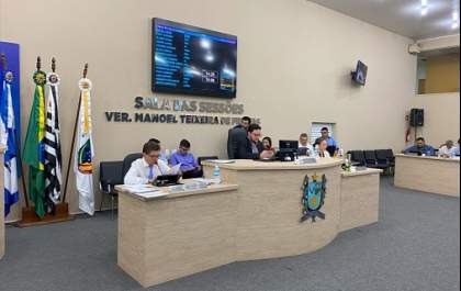 Câmara de Andradina vota dois projetos na quinta sessão