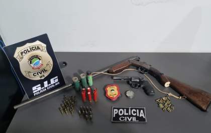 Homem que mantinha armas ilegais em fazenda é preso