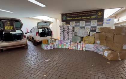 Operação Fronteira Oeste II: DOF intercepta contrabando avaliado em R$ 1 milhão em Dourados