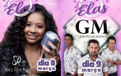 “Castilho Com Elas” terá atrações culturais na sexta e Grupo do Mato no sábado