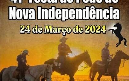 Cavalgada da 41ª Festa do Peão de Nova Independência será dia 24