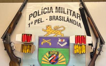 PM apreende armas no Reassentamento Novo Porto João André