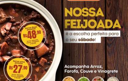 Sábado é dia de Feijoada da Marmitaria Sabor Vital