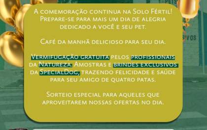 Continue Celebrando Conosco: Mês de Aniversário da Solo Fértil Andradina!