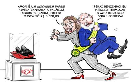 Primeira-dama vai às compras em evento da ONU sobre pobreza