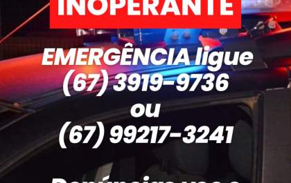 190 da PM está inoperante