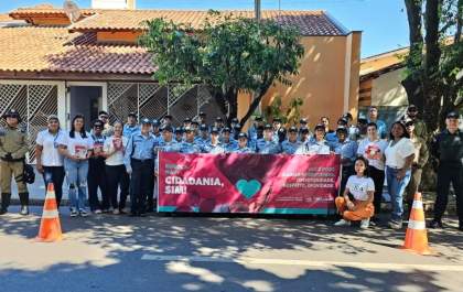Patrulha Mirim realiza Blitz Educativa em Três Lagoas