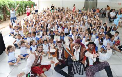 Teatro para crianças marca lançamento do 9º Concurso de Desenho da GS Inima Samar