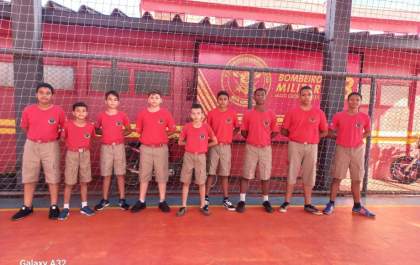 SMAS e Corpo de Bombeiros realiza ação de comemoração aos 14 anos do Bombeiros do Amanhã