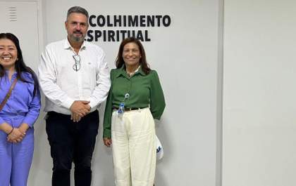 Direção do Hospital Auxiliadora conhece espaço de acolhimento da Santa Casa de Campo Grande