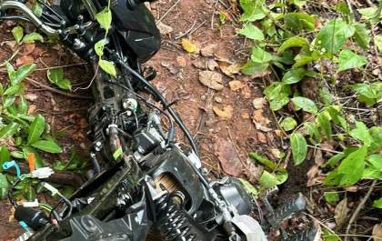 Policiais recuperam moto parcialmente desmontada em Três Lagoas