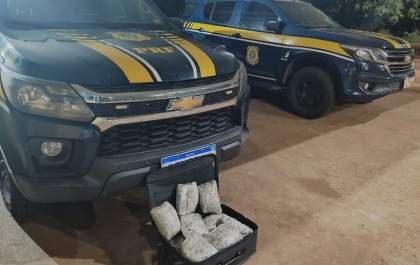 PRF apreende 4,2 kg de skunk em Água Clara