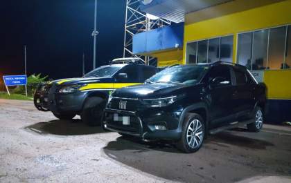 Veículo roubado é recuperado pela PRF em MS