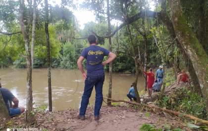 Corpo de jovem desaparecido no Rio Pombo é encontrado pelos Bombeiros