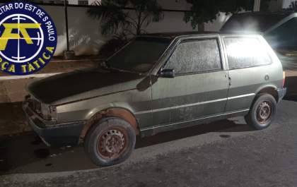 Em ação rápida, Polícia Militar recupera veículo furtado e detém autores