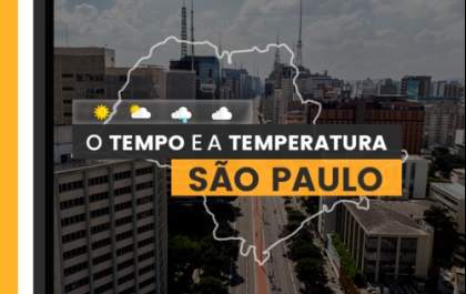 PREVISÃO DO TEMPO: sol com poucas nuvens em áreas de São Paulo nesta terça-feira (2)