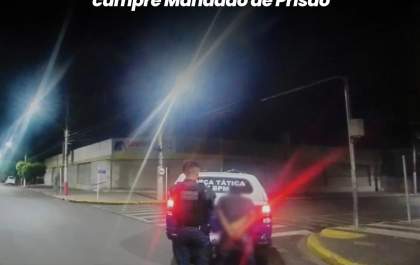 Polícia realiza mandado de prisão em Três Lagoas