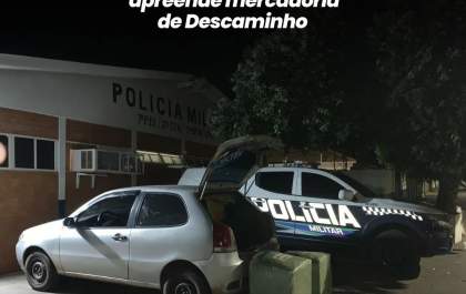 2º BPM apreende mercadorias de descaminho