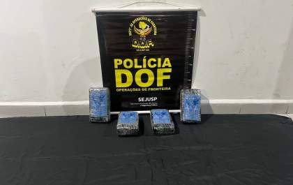 Casal que seguia com maconha para Campo Grande é preso pelo DOF em Corumbá