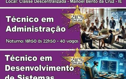 Etec de Araçatuba está com inscrições abertas para o vestibulinho