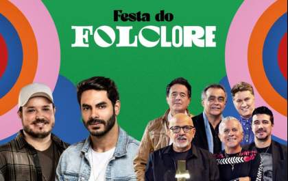 Roupa Nova e Israel & Rodolffo serão as atrações principais da Festa do Folclore