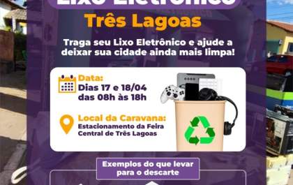 Feira Central recebe caravana do lixo eletrônico