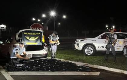 Dupla de Birigui é presa com 80 quilos de maconha