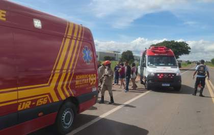 Motociclista morre ao se envolver em acidente na BR-158