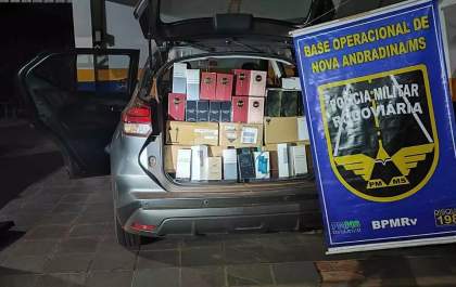 Policial Civil de SP apreendido com perfumes do Paraguai