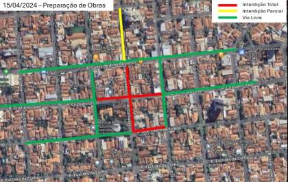 GS Inima Samar realiza manutenção programada na rede de água na rua Coroados