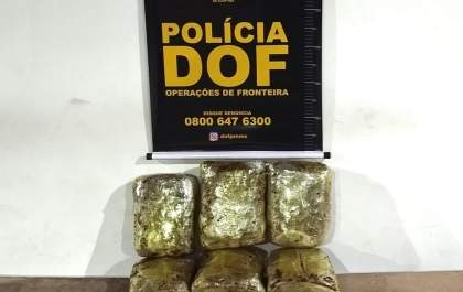 Adolescente que seguia com droga para Campo Grande é apreendido pelo DOF em Corumbá