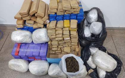 Polícia Civil apreende mais de 160 kg de entorpecentes em Três Lagoas
