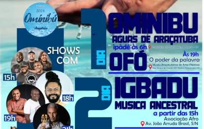 2º Festival Ominibú Águas de Araçatuba começa nesta sexta