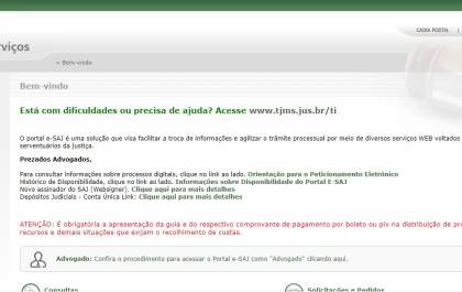 Portal e-SAJ tem nova política de senhas a partir do dia 22