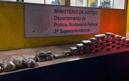 PRF apreende 41 kg de drogas em MS
