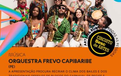 Circuito Sesc de Artes chega dia 4 de maio à Praça Moura Andrade