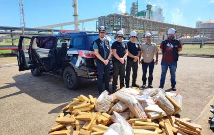 Polícia civil realiza incineração de 462 kg de drogas
