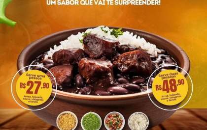 Sábado é dia de feijoada da Sabor Vital