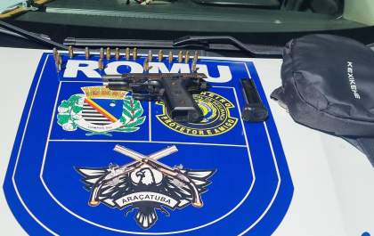 Guarda Municipal apreende pistola encontrada no ginásio municipal