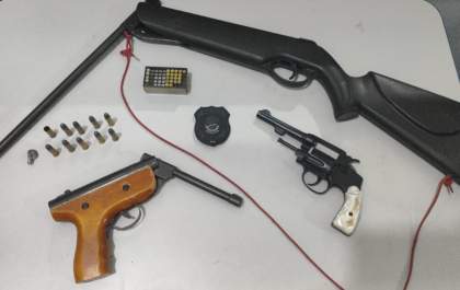 Polícia Civil realiza prisão em flagrante de indivíduo por posse irregular de arma de fogo