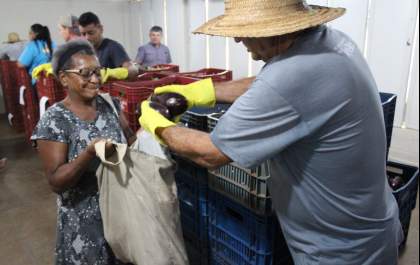 Famílias são beneficiadas com o Programa de Aquisição de Alimentos
