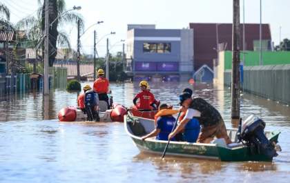 Número de desalojados dobra em 24 horas no Rio Grande do Sul