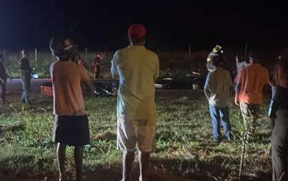 Motociclistas morrem em colisão frontal na estrada do Taveira