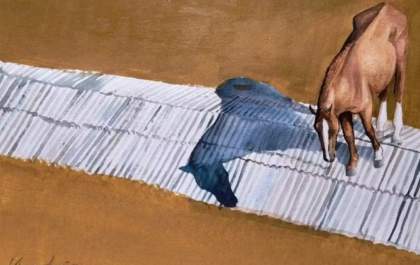 Pintura de Cavalo 'Caramelo', Resgatado em Enchentes, Arrecada R$ 130 Mil para Vítimas do Sul